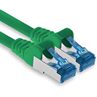 10m - Cat.6 - Cable de Red Ethernet Gigabit LAN RJ45 Cat 6 A Cable de conexión 10000 Mbit s Sftp Pimf 500 MHz Compatible…